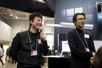 ご来場のみなさんのおかげで、笑顔も出て、初めてにしてはいい感じでやらせていただけました。