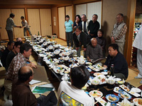 酒田市にある割烹「磯兵衛」さんにて、地元の写真愛好家のみなさんとの交流会&勉強会。