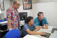 今回もSamurai Fotoの上級メンバーと吉田繁先生が参加者の方々ひとりひとりに付いて、個別に指導させていただきました。