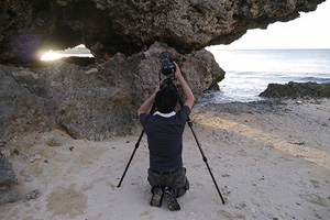 2日目は早朝から「十六羅漢岩」へ。その後、青い水の美しい丸池、元滝伏湧水を巡り、午後からはブナ林の美しい中島台レクリエーションの森を廻りました。