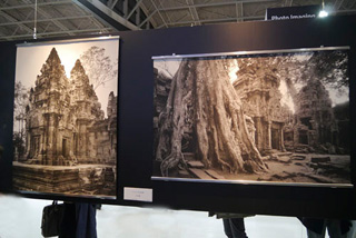 吉田繁先生の巨大な作品も展示