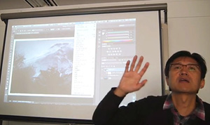 参加者の画像をレタッチ解説