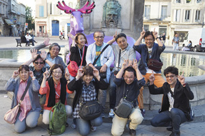 アルルの街で……