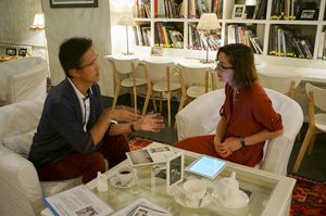 テレビの次は雑誌の取材