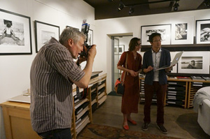 雑誌用の写真撮影も行なわれました