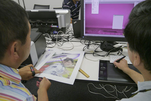 アート紙プリント体験会