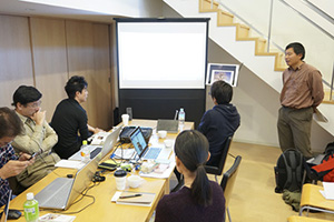 新入会員の作品とステートメント発表（石原）