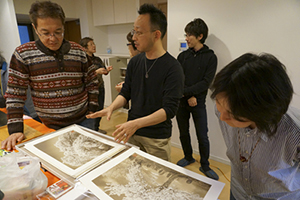 見学者の方の作品講評（中山さん、松山さん）