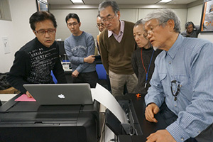 参加された皆さんも自分の作品で体験