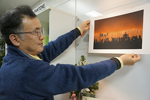 参加された皆さんも自分の作品で体験