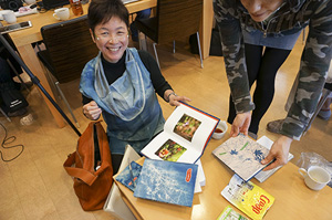 休憩中のヒトコマ