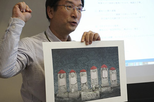 春合宿でインスパイアされた作品の発表（村田光司