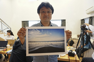 春合宿でインスパイアされた作品の発表（佐々木一弘