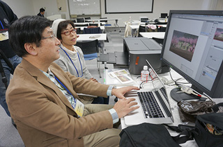 アート紙での補正・プリント体験会