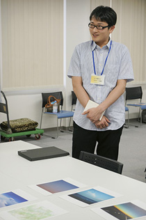 見学の皆さんの作品発表