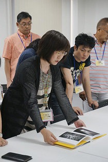 見学の皆さんの作品発表