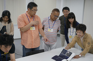 見学の皆さんの作品発表