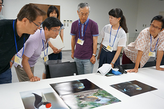 作品とステートメントの発表（佐々木浩二、野村美和、渡辺恵、佐藤素子）