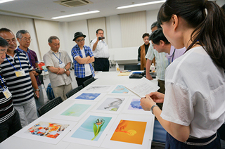 作品とステートメントの発表（佐々木浩二、野村美和、渡辺恵、佐藤素子）