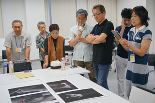 作品とステートメントの発表（佐々木浩二、野村美和、渡辺恵、佐藤素子）