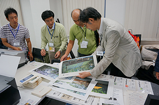 伊勢和紙プリント体験コーナー