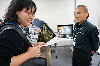 カラーマネージメント体験コーナー
