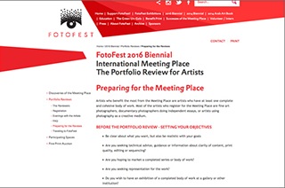 FOTO FEST ヒューストンでのレビュー前のアドバイス（蓮見浩明）