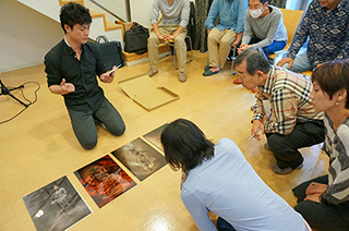 FOTO FEST レビューに持っていくプロジェクトの途中経過プレゼン（田上晃庸、佐々木一弘、上原ゼンジ、野村美和、蓮見浩明）