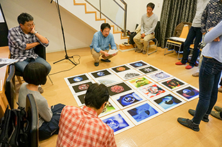 FOTO FEST レビューに持っていくプロジェクトの途中経過プレゼン（田上晃庸、佐々木一弘、上原ゼンジ、野村美和、蓮見浩明）