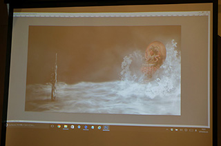 エバレット・ブラウンさんへのフォトレビュー（佐々木一弘）