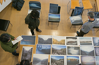 アート紙プリント体験コーナー