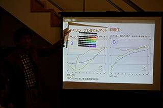 SAMURAIの「用紙の達人」村田さんのレクチャー