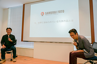 トークセッション「今、世界で求められている写真作品とは?」（吉田繁先生、諏訪光二先生）