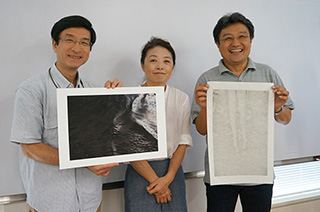 表現力向上プロジェクト「同じデータから各々のコンセプトでプリントする」青山さん画像