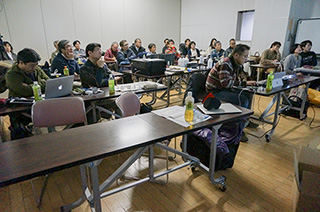 ILFOEDのFineArt Printing Solutionsについて実演と解説をしていただきました