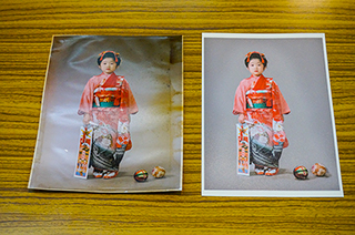 被災した写真の修復プロジェクト