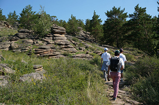 Bayanaul National parkへ